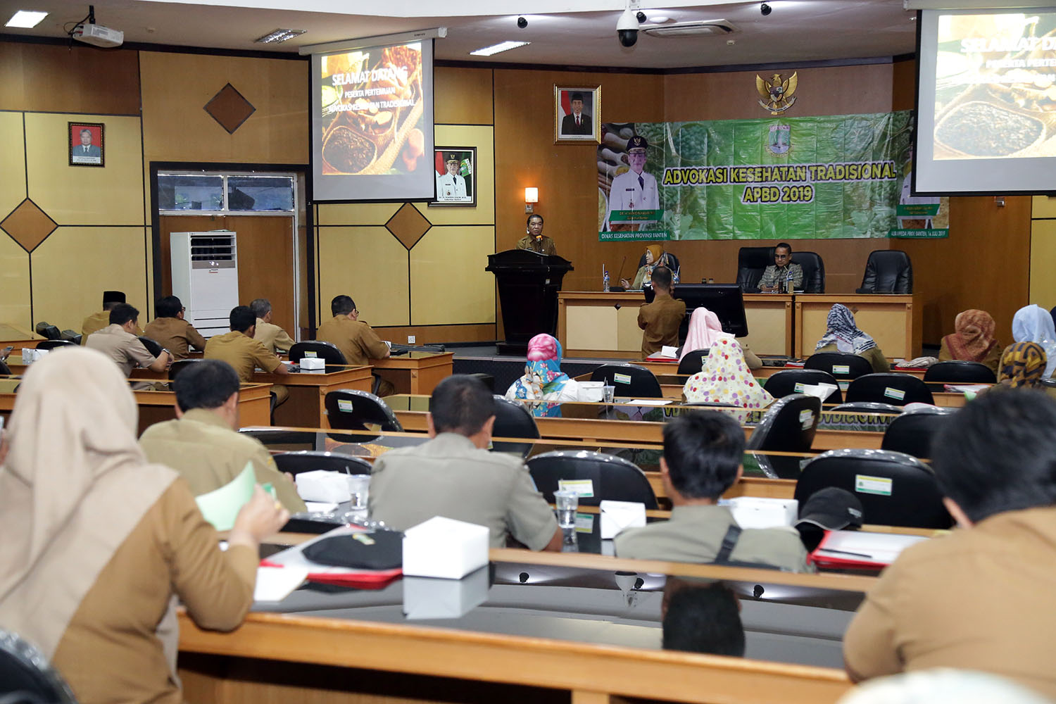 Sekda Banten Membuka Advokasi Kesehatan Tradisonal