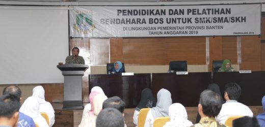 Tingkatkan Mutu Pendidikan, Pemprov Banten Latih 40 Bendahara Sekolah