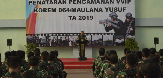 Gelar Penataran PAM VVIP, Danrem 064 MY Ingin Anggota TNI Lebih Promoter