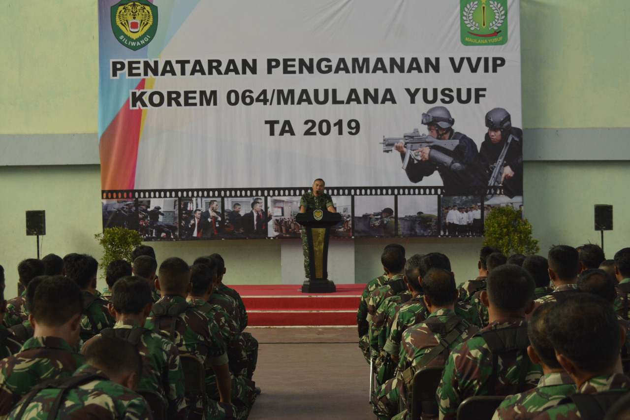 Gelar Penataran PAM VVIP, Danrem 064 MY Ingin Anggota TNI Lebih Promoter