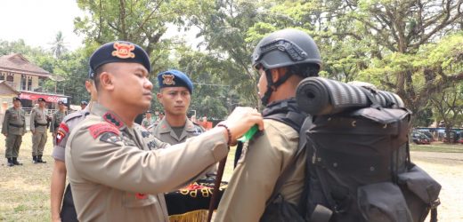 Upacara Penutupan Simulasi Latihan Kemampuan Gegana dan Kemampuan Pelopor T.A 2019