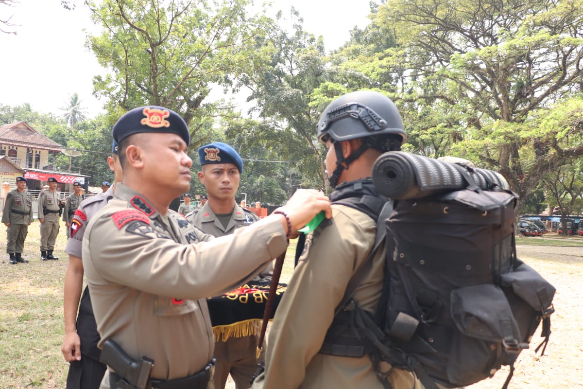 Upacara Penutupan Simulasi Latihan Kemampuan Gegana dan Kemampuan Pelopor T.A 2019