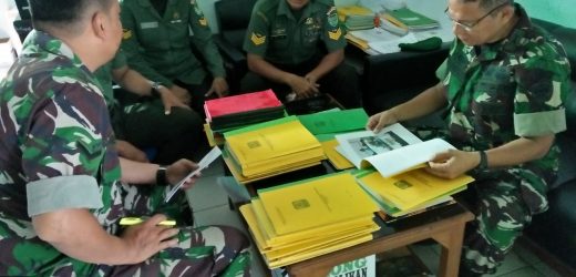 Jelang Pergantian Dandim, Tim Verifikasi Korem 064/MY Datangi Kodim 0602/Serang