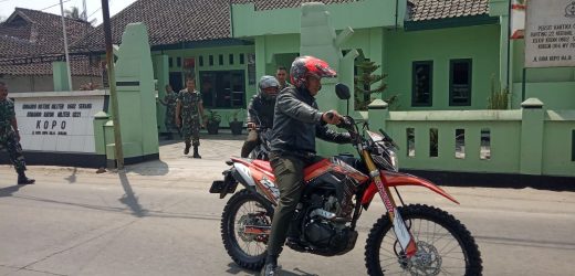 Kunjungi 4 Koramil, Danrem 064/MY Gunakan Motor