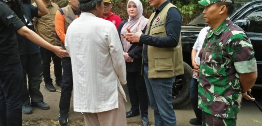 Danrem 064/MY Dampingi Kepala BNPB RI Tinjau Wilayah Terkena Dampak Gempa