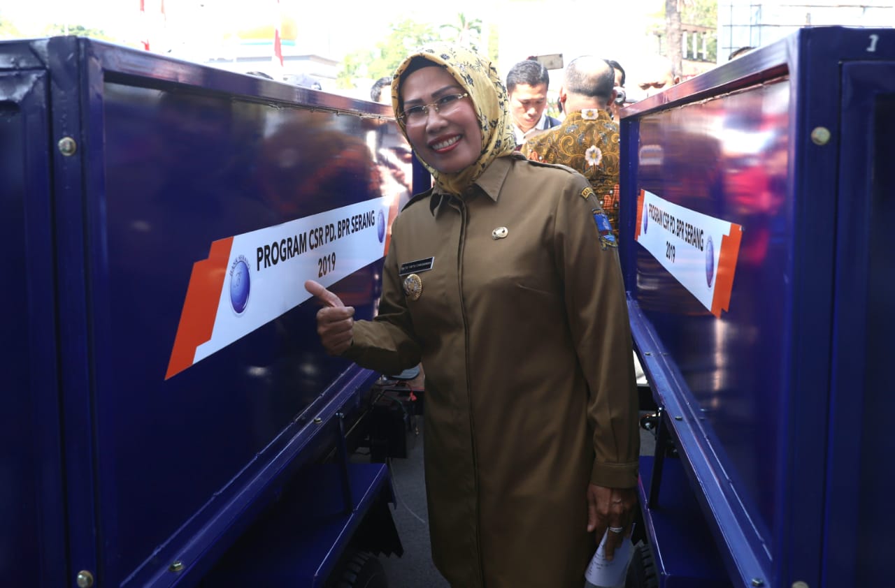 Bank Serang Bantu Pemkab Tangani Masalah Sampah