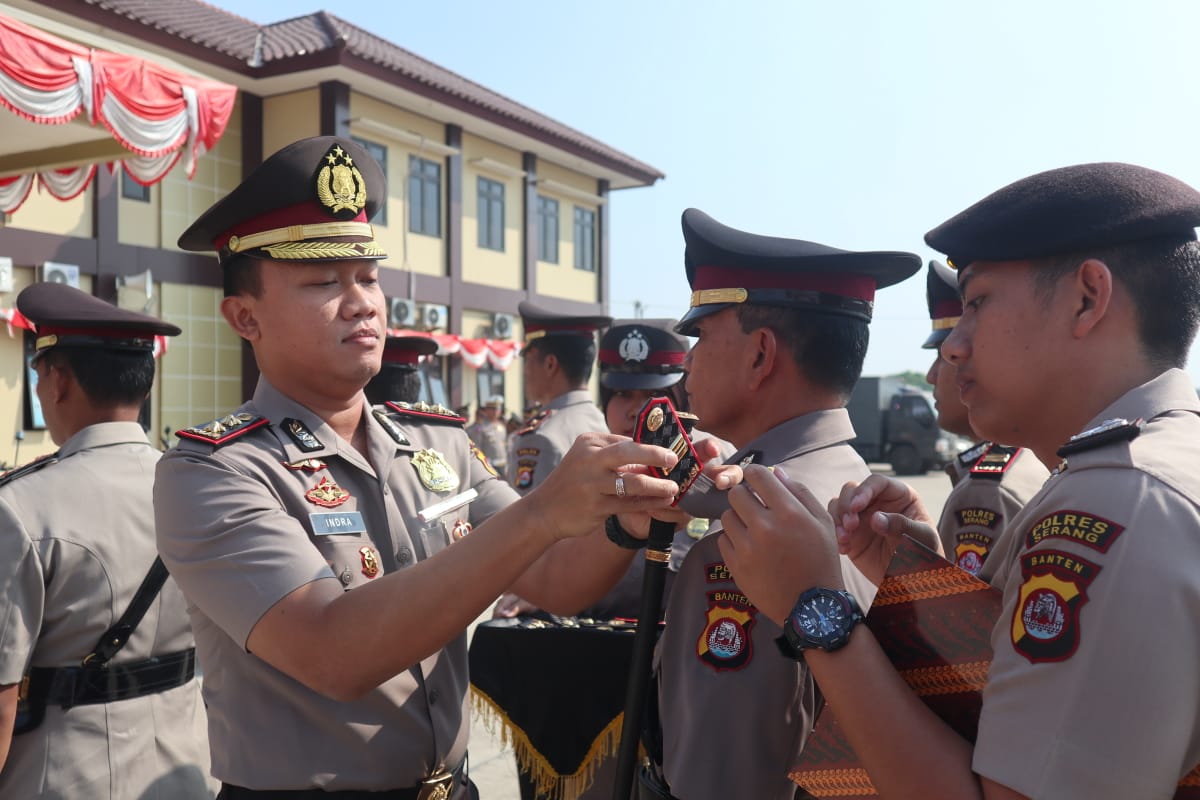 Sertijab Pejabat Utama, Kapolres Serang : Mutasi Untuk Pengembangan Karier