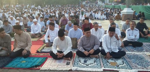 Danrem 064/MY Shalat Idul Adha Bersama Masyarakat Kota Serang