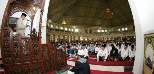 Wagub Banten Shalat Idul Adha 1440 H di Masjid Raya Albantani