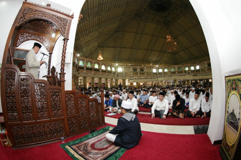 Wagub Banten Shalat Idul Adha 1440 H di Masjid Raya Albantani