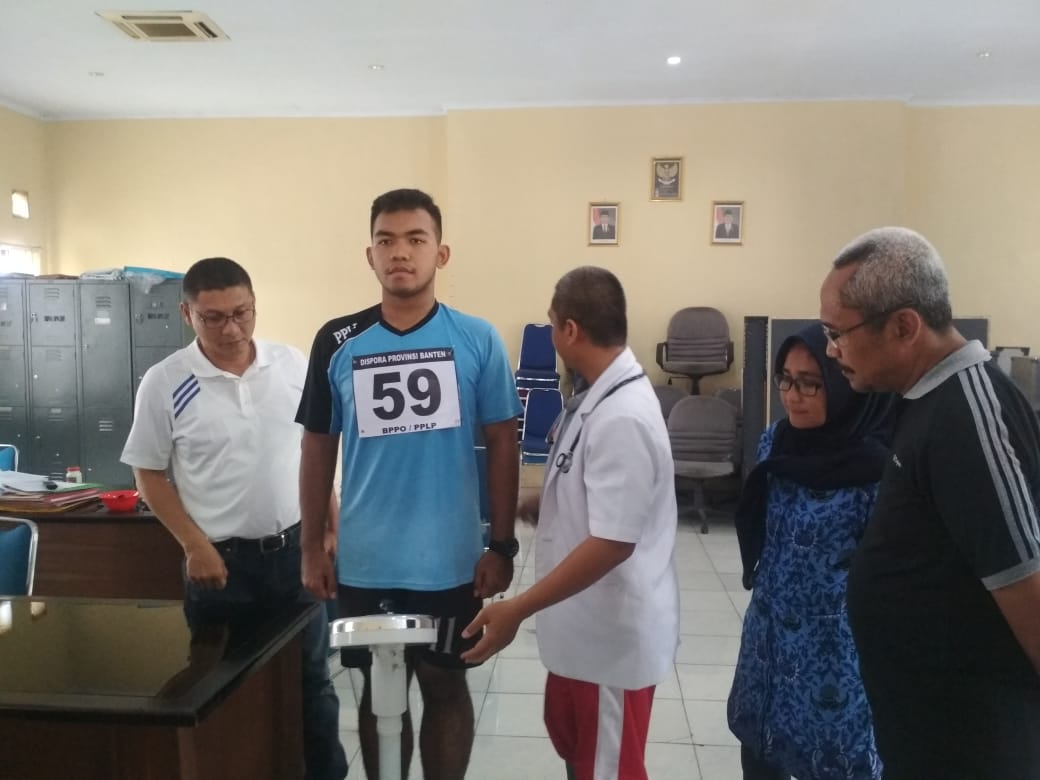 Dispora Banten Lakukan Uji Coba “Sport Science” Bagi Atlet