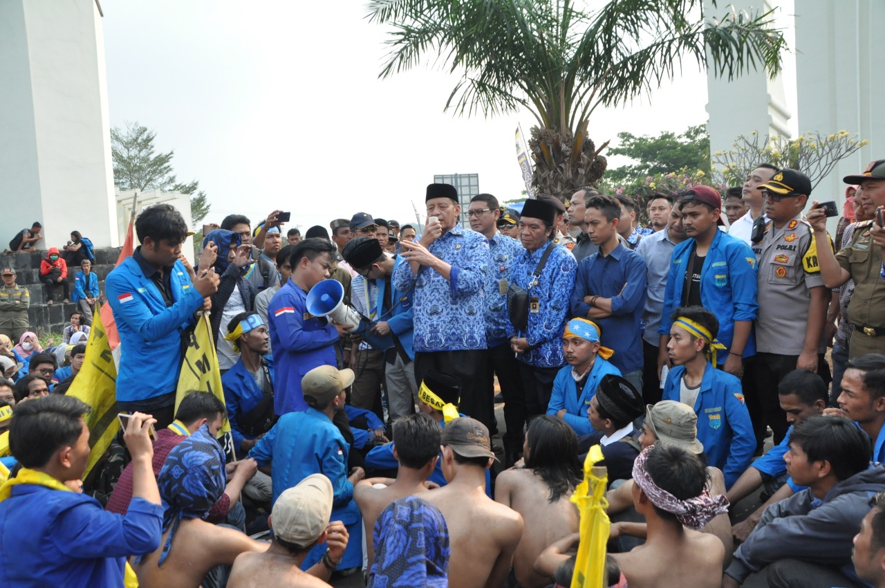 Demo PMII Banten Ditemui Langsung Gubernur