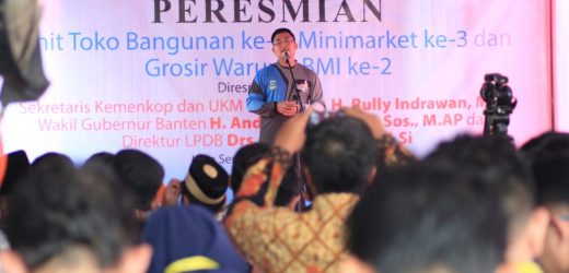 Resmikan Gerai Koperasi BMI, Wagub Banten : Pemprov Targetkan Kenaikan 6% Koperasi Bankable