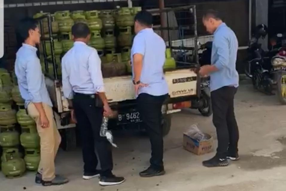 Ditreskrimsus Polda Banten Sita Ratusan Tabung Gas Melon Tanpa Izin