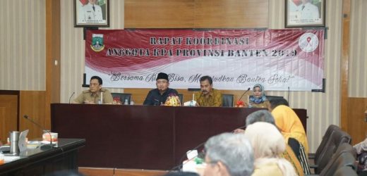 Pimpin Rakor KPA, Wagub Banten : Putus Mata Rantai Penularan HIV/AIDS