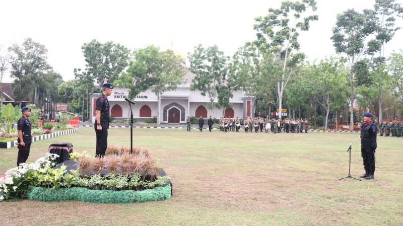 Wakapolda Banten Pimpin Upacara Peringatan HUT Brimob ke 74 Tahun
