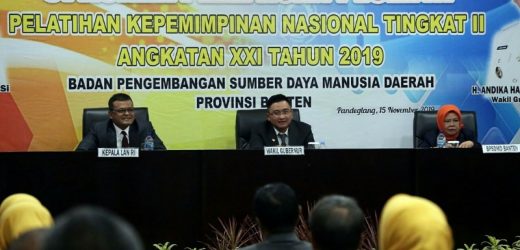 Wagub Banten Tutup Diklatpim II Angkatan XXI