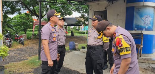 Kunjungi Pospam Nataru 2020, Kapolres Serang Motivasi Personil