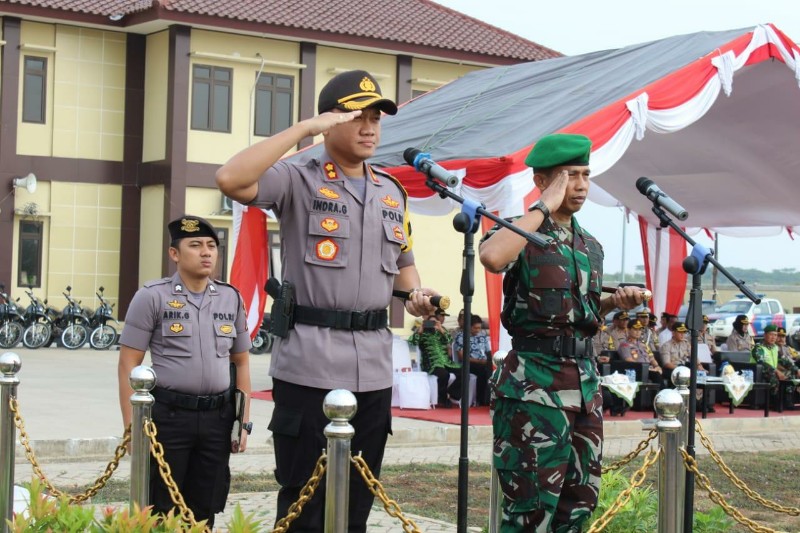 Kapolres Serang Pimpin Apel Gelar Pasukan Ops Lilin Kalimaya 2019