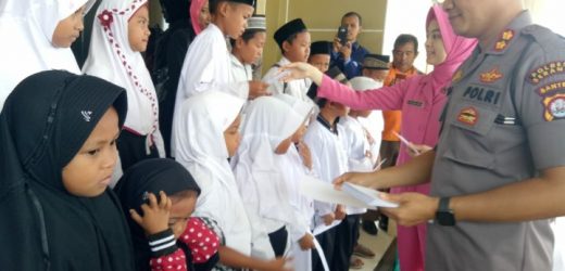 Polres Serang Gelar Syukuran Dan Santunan Anak Yatim