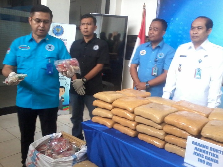 100 Kg Ganja Disimpan Napi Asal Aceh Dalam Lapas