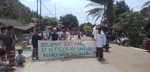 Ratusan Masyarakat Dan Santri Padarincang Kembali Gelar Istigosah Penolakan PLTPB Geothermal