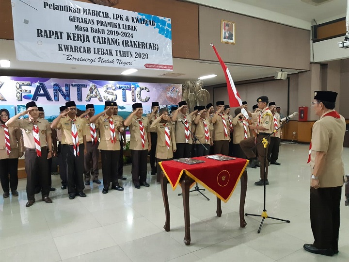 Kwarda Pramuka Banten Lantik Kwarcab Lebak