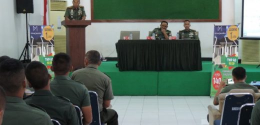 Korem 064/MY Adakan Sosialisasi KPR Swakelola TWP AD