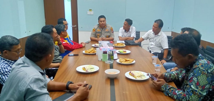 Kapolsek Cikande Hadiri Rakor Rencana Unjuk Rasa Buruh