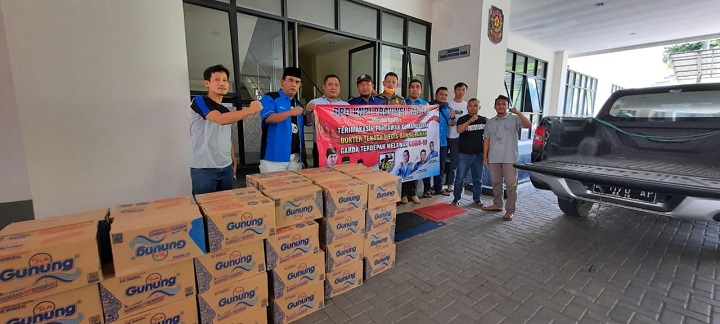 DPD KNPI Banten Beri Bantuan Bagi Tim Gugus Tugas Covid 19