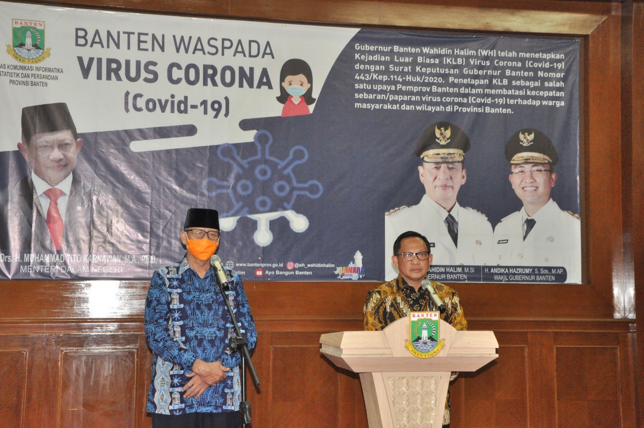 Mendagri Apresiasi Langkah Gubernur WH Hadapi Corona