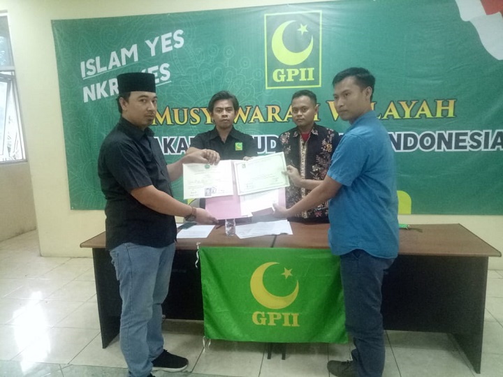 Iin Muhlisin Resmi Nahkodai PW GPII Banten