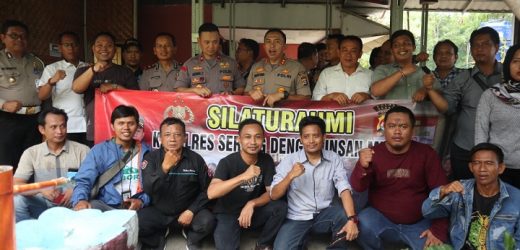 Kapolres Serang Gelar Silaturahmi Dengan Jurnalis
