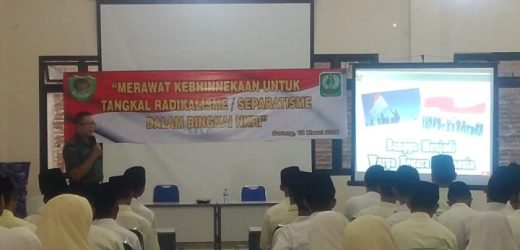 Cegah Paham Radikalisme Dan Separatisme Korem 064/MY Selenggarakan Komsos Bersama Santri