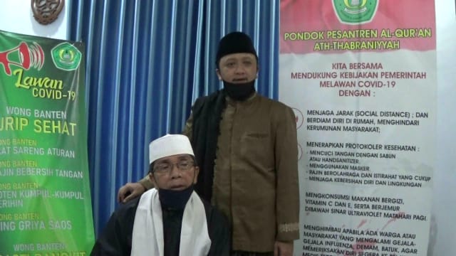 Cegah Penyebaran Covid-19, Pengurus Ponpes Al Qur’an Ath Thabraniyah Ajak Warga Kota Serang Ikuti Anjuran Pemerintah