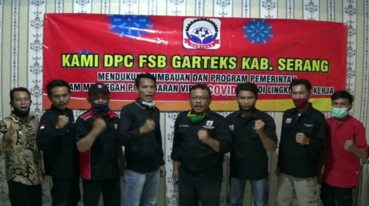 DPC FSB Garteks KSBSI Kabupaten Serang Dorong Pemprov Banten Buat Kebijakan Physical Distancing di Kawasan Industri