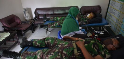 Cegah Kekurangan Stok Darah di Tengah Wabah Corona, Korem 064/MY Gelar Donor Darah