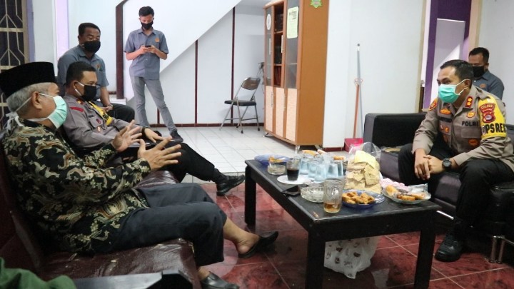 Cegah Penyebaran Virus Corona, Kapolres Serang Lakukan Kunker ke MUI