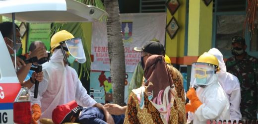 Polres Serang Gelar Simulasi kontijensi KLB Wabah Corona