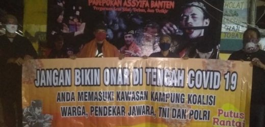 KLB Corona, Pegiat Seni Beladiri Silat Debus di Kota Serang Siap Jaga Kamtibmas