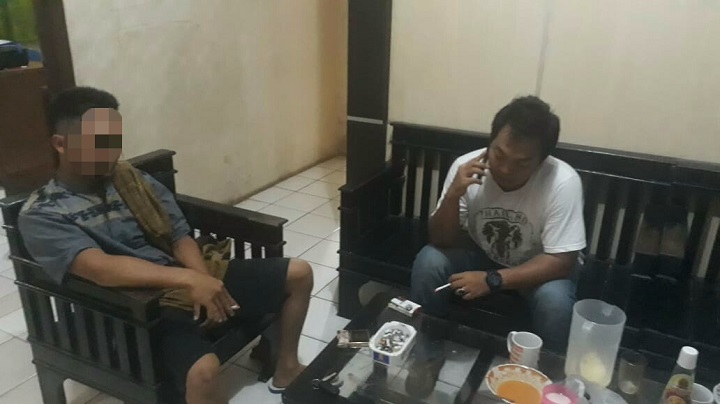 Pelaku Pembacok Paman Menyerahkan Diri ke Polsek Petir