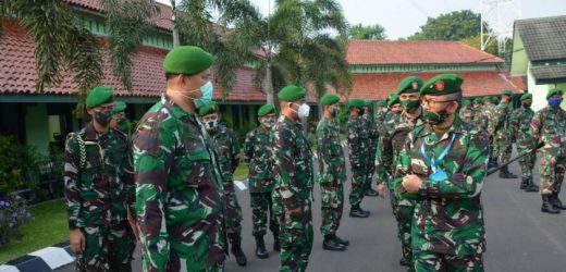 Pelepasan Satgas Korem 064/MY BKO ke Kodim Wilayah Timur Indonesia