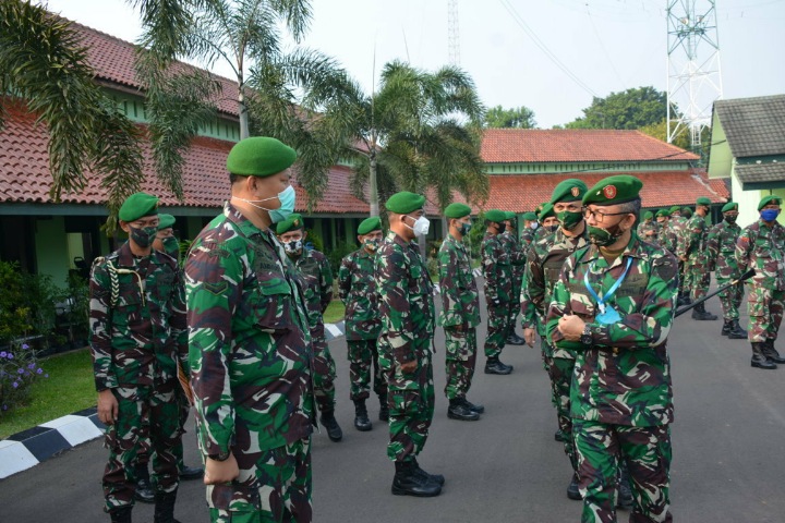 Pelepasan Satgas Korem 064/MY BKO ke Kodim Wilayah Timur Indonesia