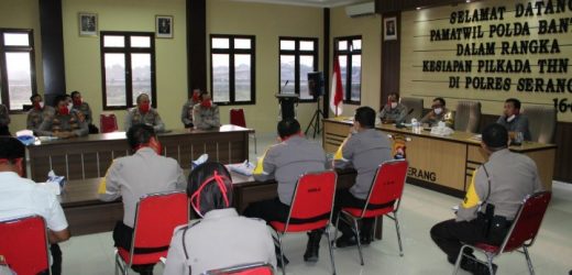 Kapolres : Dalam Rangka Pengamanan Pilkada Kabupaten Serang, Situasi Wilayah Hukum Masih Aman Dan Kondusif