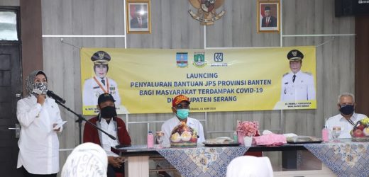 Luncurkan Bantuan Pemprov, Bupati Serang Minta JPS Dibelikan Sembako