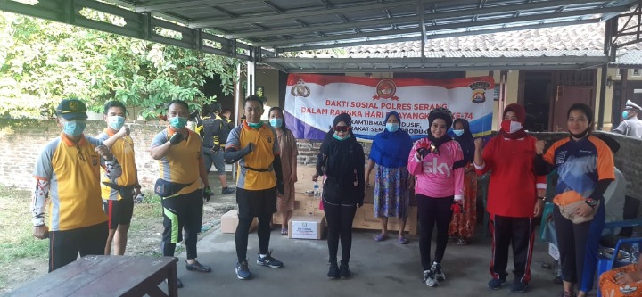 HUT Bhayangkara ke 74, Kapolres Gelar Gowes Fun Bike 25 Km