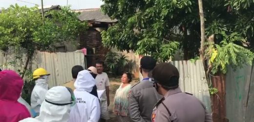 Polsek Curug Bersama Tim Gugus Tugas Covid-19 Kota Serang Jemput Pasien Terkonfirmasi Positif