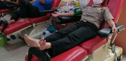 Serdik Sespimmen Angkatan 60 Donor Darah di PMI Serang