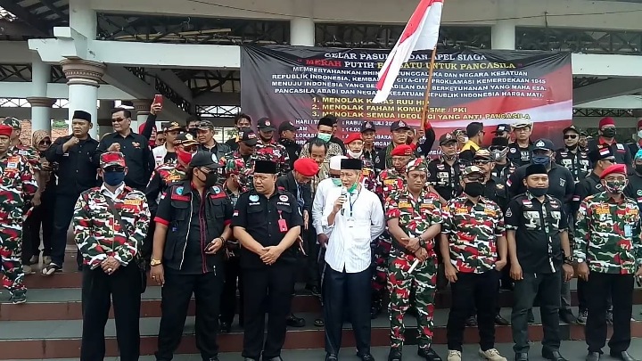 RUU HIP Dicabut, Ormas, LSM, Dan Peguron Banten Gelar Apel Siaga