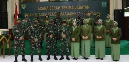 Danrem Lepas Sambut Pamen Korem 064 Maulana Yusuf